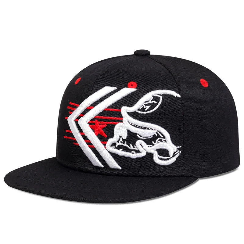 Hip Hop Snapback Cap – Unisex Adjustable Flat Brim Cotton Hat