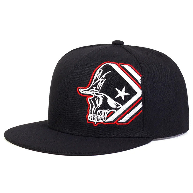 Hip Hop Snapback Cap – Unisex Adjustable Flat Brim Cotton Hat