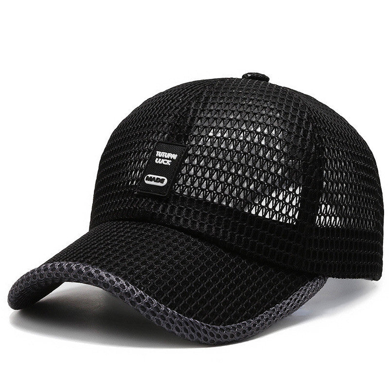 Men's Quick-Dry Mesh Baseball Cap – Breathable & Sun-Protective