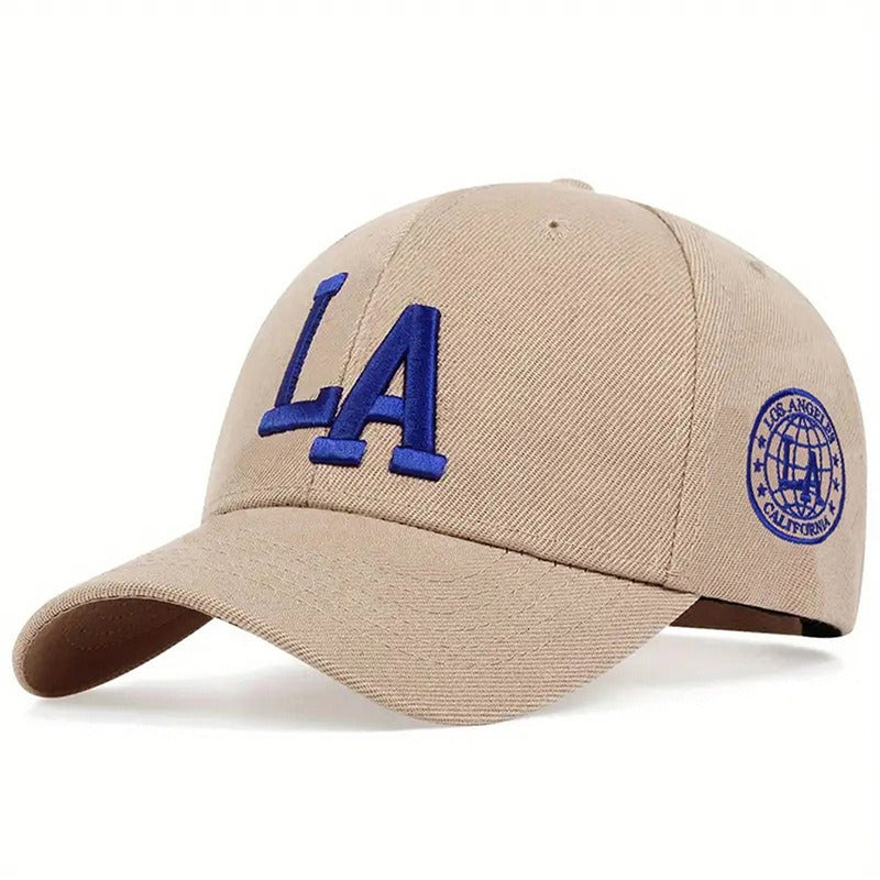 3D Embroidered LA Baseball Cap – Unisex Adjustable Summer Hat