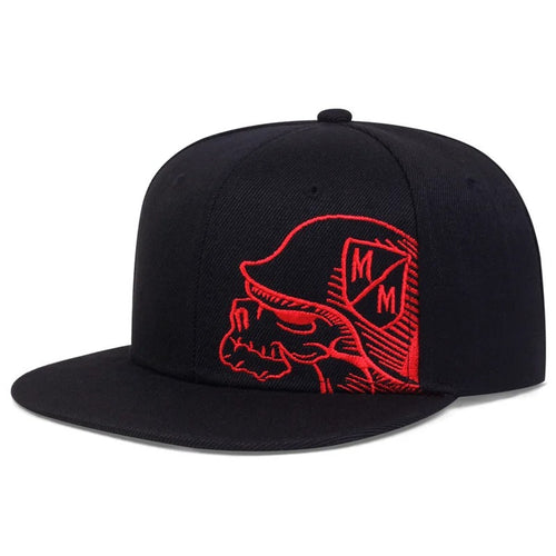 Hip Hop Snapback Cap – Unisex Adjustable Flat Brim Cotton Hat