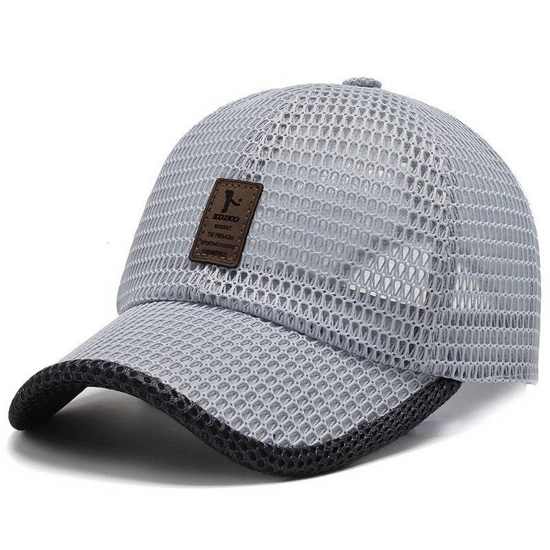 Men's Quick-Dry Mesh Baseball Cap – Breathable & Sun-Protective