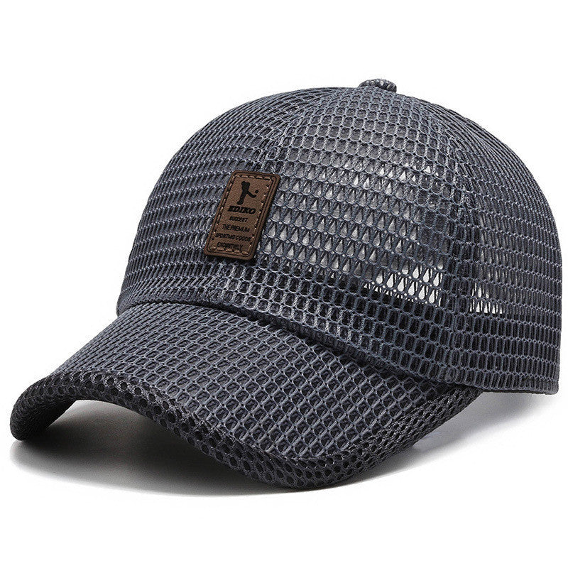 Men's Quick-Dry Mesh Baseball Cap – Breathable & Sun-Protective