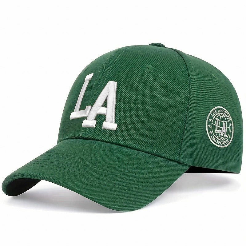 3D Embroidered LA Baseball Cap – Unisex Adjustable Summer Hat