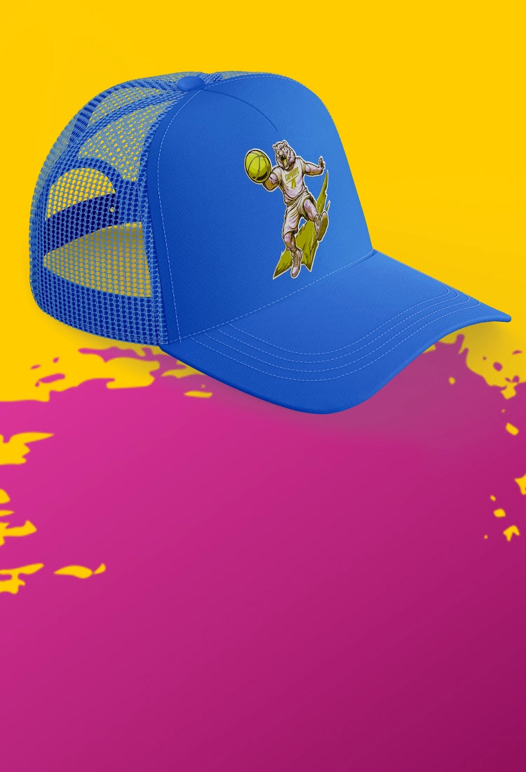 Capdrips blue cap product banner