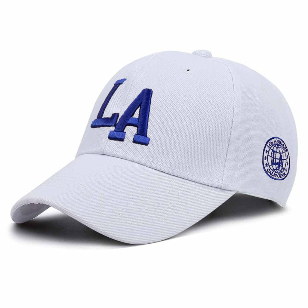 3D Embroidered LA Baseball Cap – Unisex Adjustable Summer Hat