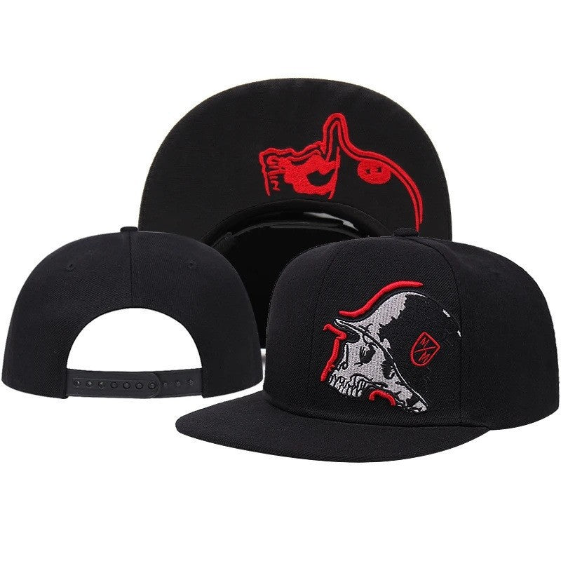 Hip Hop Snapback Cap – Unisex Adjustable Flat Brim Cotton Hat