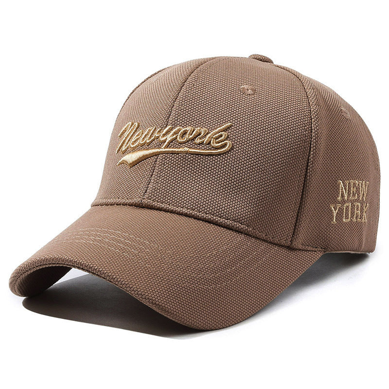Unisex Hard Crown Embroidered Letter Baseball Cap – Streetwear Essential