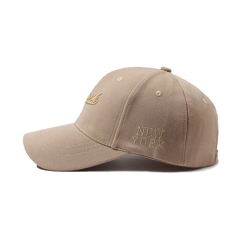 Unisex Hard Crown Embroidered Letter Baseball Cap – Streetwear Essential