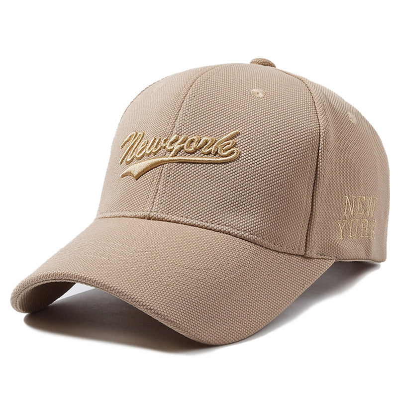 Unisex Hard Crown Embroidered Letter Baseball Cap – Streetwear Essential