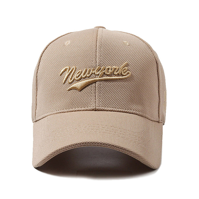 Unisex Hard Crown Embroidered Letter Baseball Cap – Streetwear Essential