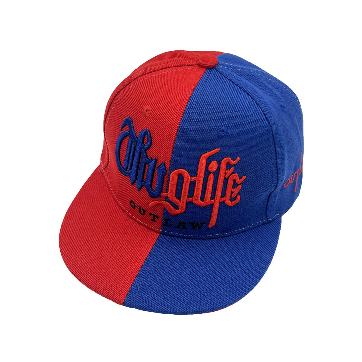 Embroidered Letters Two-Tone Street Hip Hop Cap – Stylish & Functional