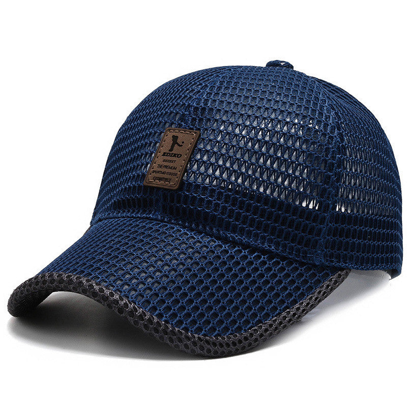 Men's Quick-Dry Mesh Baseball Cap – Breathable & Sun-Protective