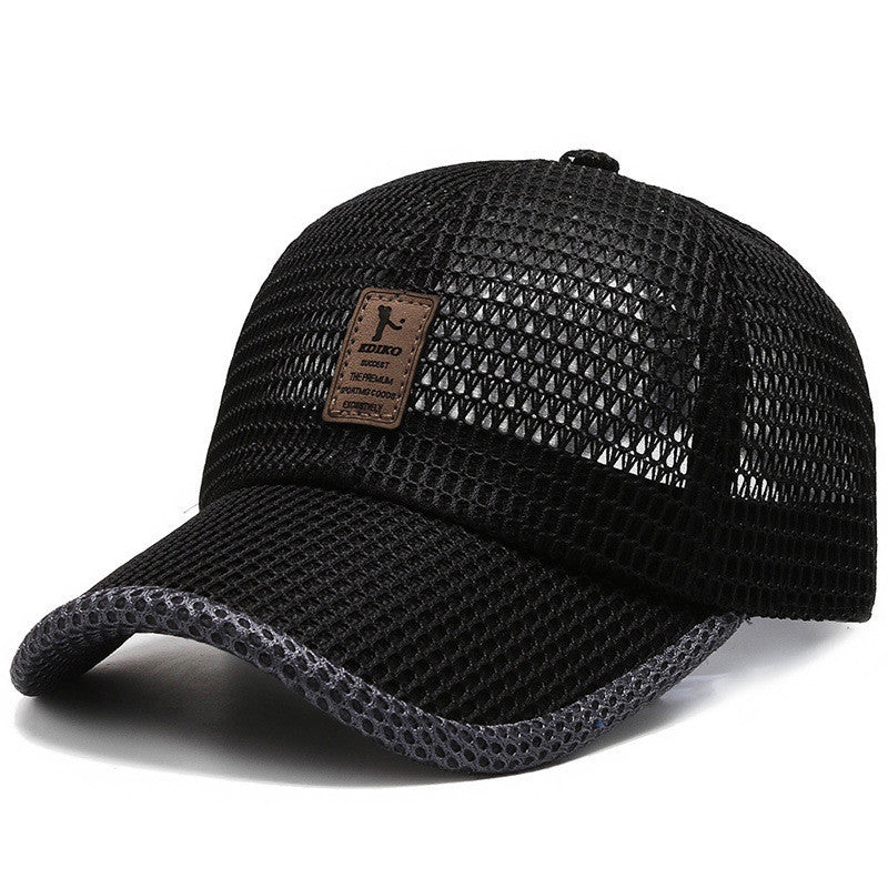Men's Quick-Dry Mesh Baseball Cap – Breathable & Sun-Protective