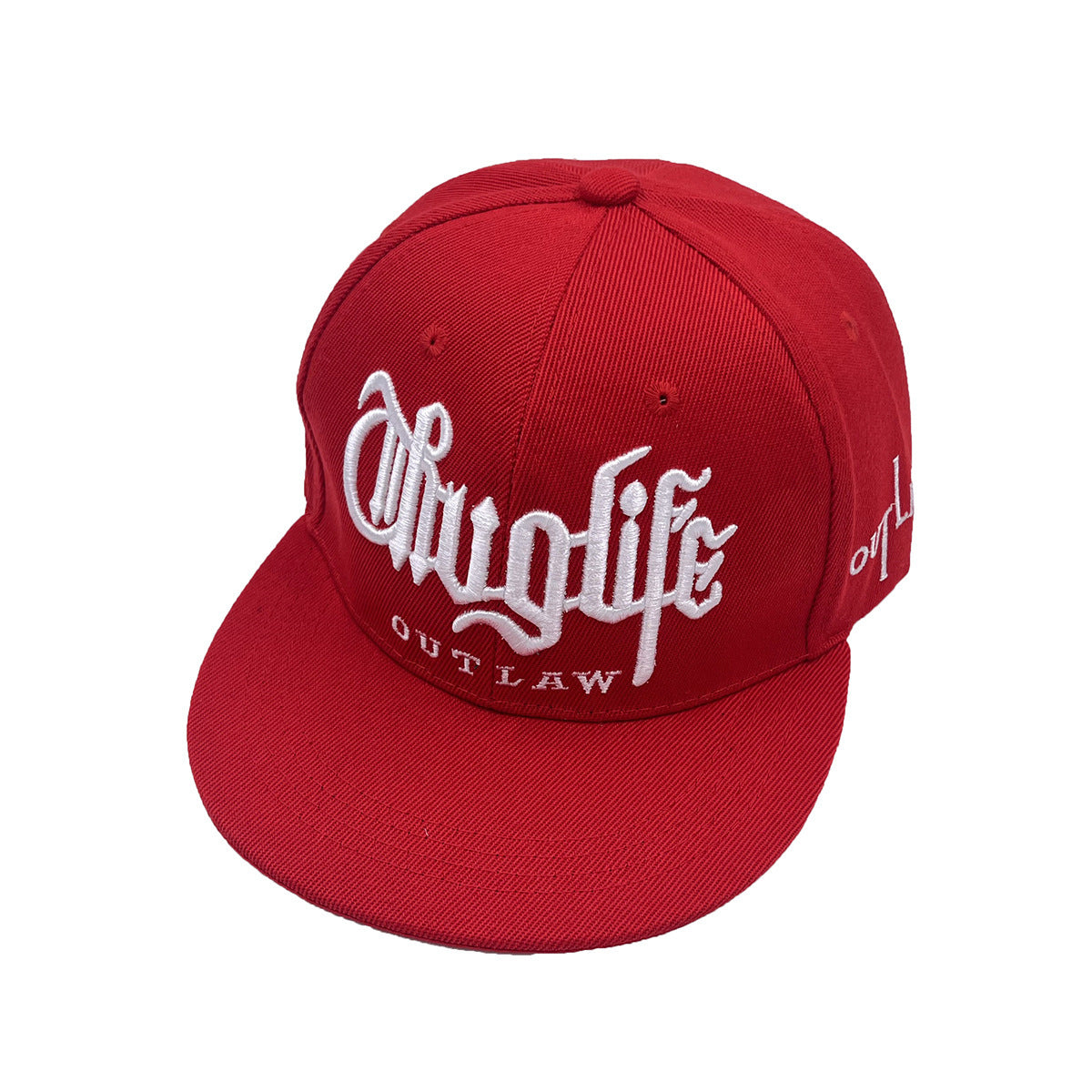 Embroidered Letters Two-Tone Street Hip Hop Cap – Stylish & Functional