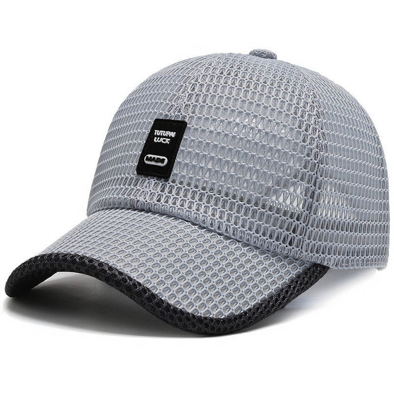 Men's Quick-Dry Mesh Baseball Cap – Breathable & Sun-Protective